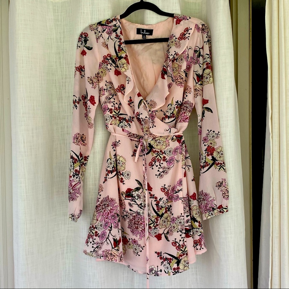 Lulu’s Floral Wrap Dress